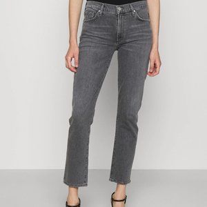 Citizens of Humanity Gray Skyla Straight Jeans Size 25